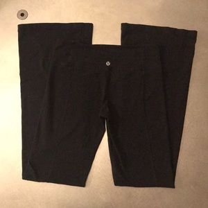 Lululemon black Luon pants size 6